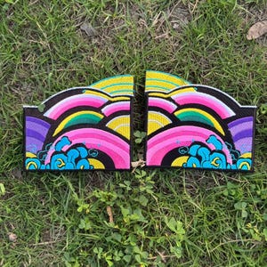 Kpop Demon Hunters Sleve 2 Parts Patches, Rummi Jacket, Left Right Sleeves Patch Set