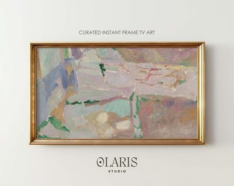 Pastel Abstract Art for Samsung Frame TV - Pale Colors Wall Art, Spring (Digital Download)