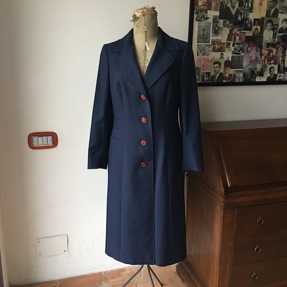 Vintage gabardine coat 60s