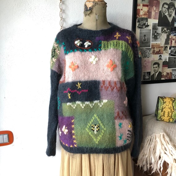 Maglione in mohair anni 80