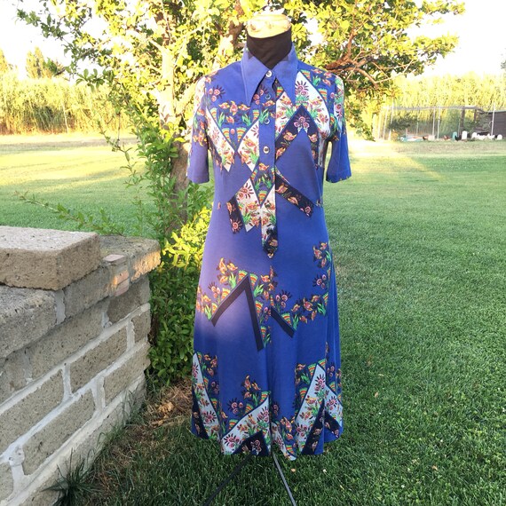 Vintage cotton dress 70s