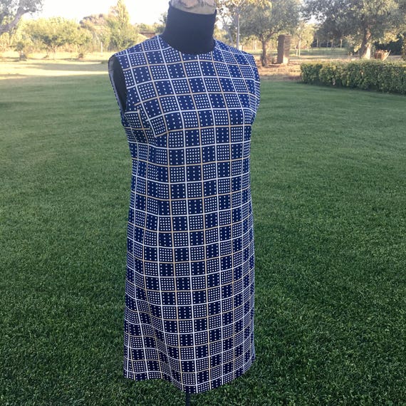 Vintage dress optical look 60s