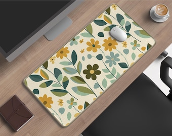 Tapete de escritorio floral retro / Diseño escandinavo de los años 70