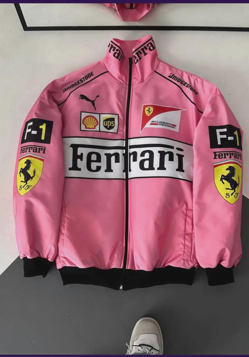 Ferrari jacket pink - Etsy 日本