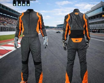CIK / FIA Level 2 zugelassener Go Kart-Rennanzug mit kostenloser Balaclava & T-Shirt Geschenk