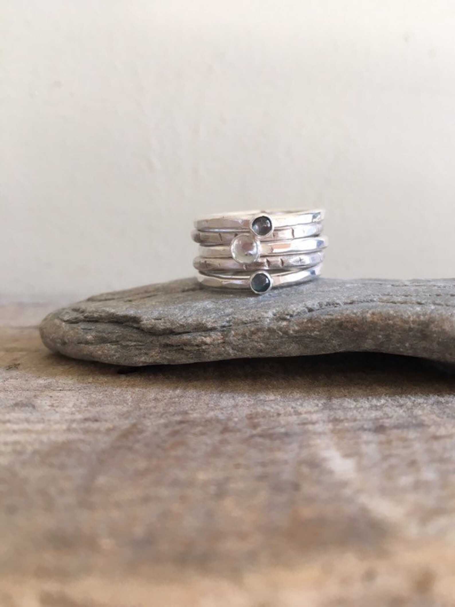 Blue Topaz Ring Stacking Rings Blue Stone Ring Topaz Stack Ring - Etsy UK