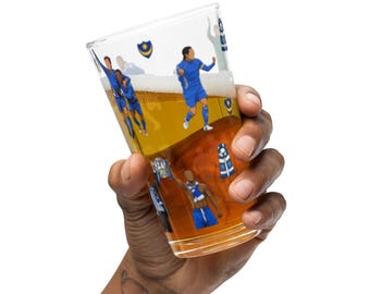 Portsmouth Iconic Team Celebrations Glass