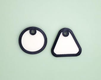 Kit di protezione per targhette Tasso e tasse | Targhetta silenziosa | Targhetta anti-ticchettio | Silenziatore per targhette | Protezione per targhette per cani