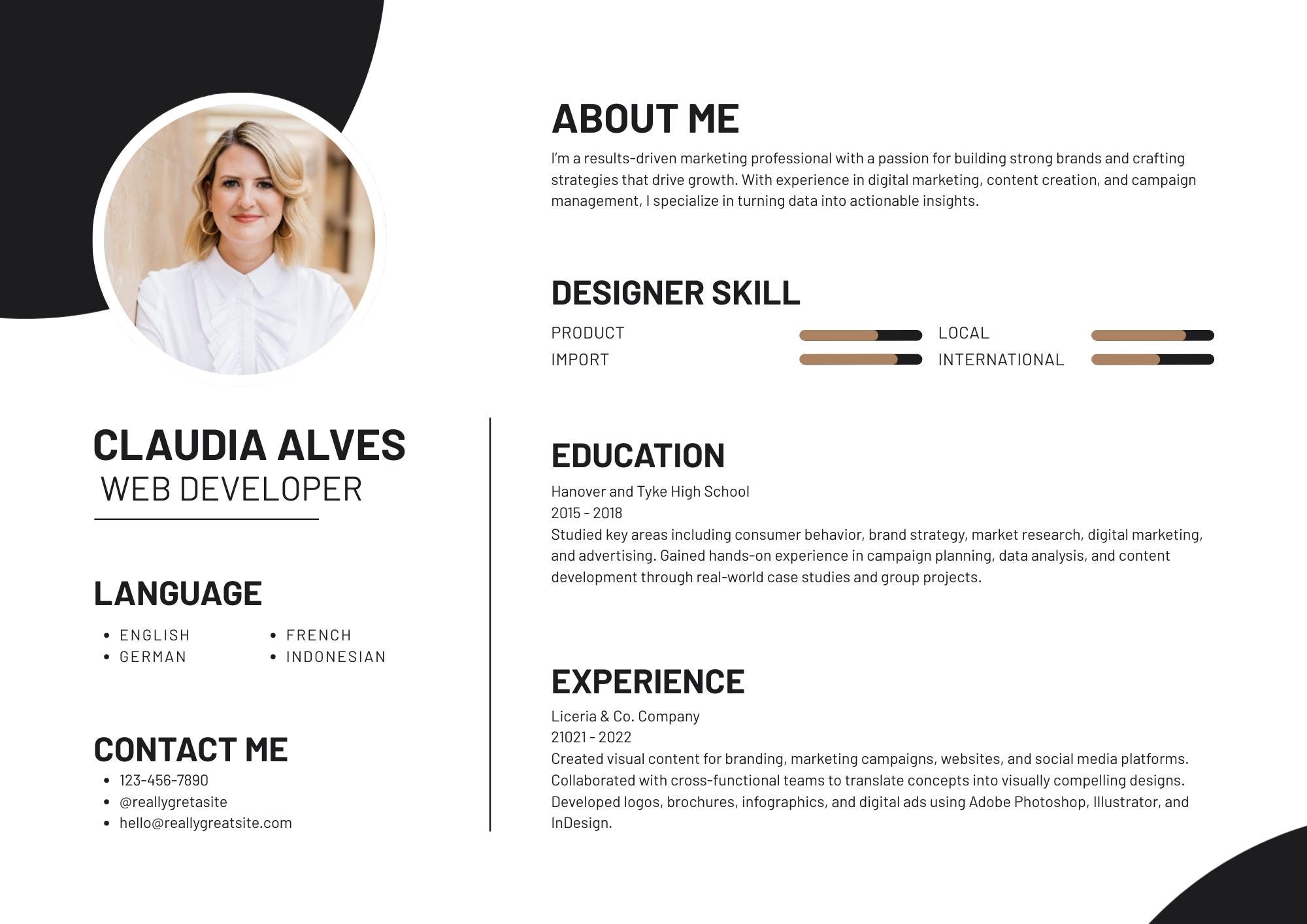 Resume Template + Cover Letter Bundle | Professional ATS Friendly CV ...