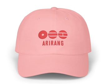 BTS Arirang Embroidered Classic Dad Cap | K-Pop Hat