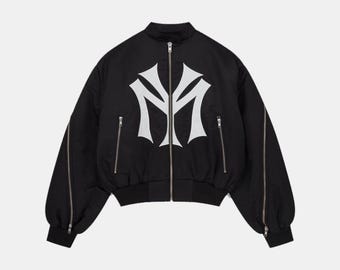 Timothée Chalamet Mowalola My City New York zwart unisex bomberjack