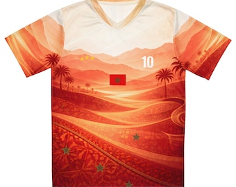 Morocco Football Jersey – Custom World Championships 2026 Fan Shirt