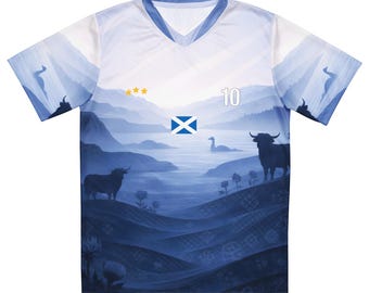 Scotland Football Jersey – Custom World Championships 2026 Fan Shirt Recycled unisex sports jersey
