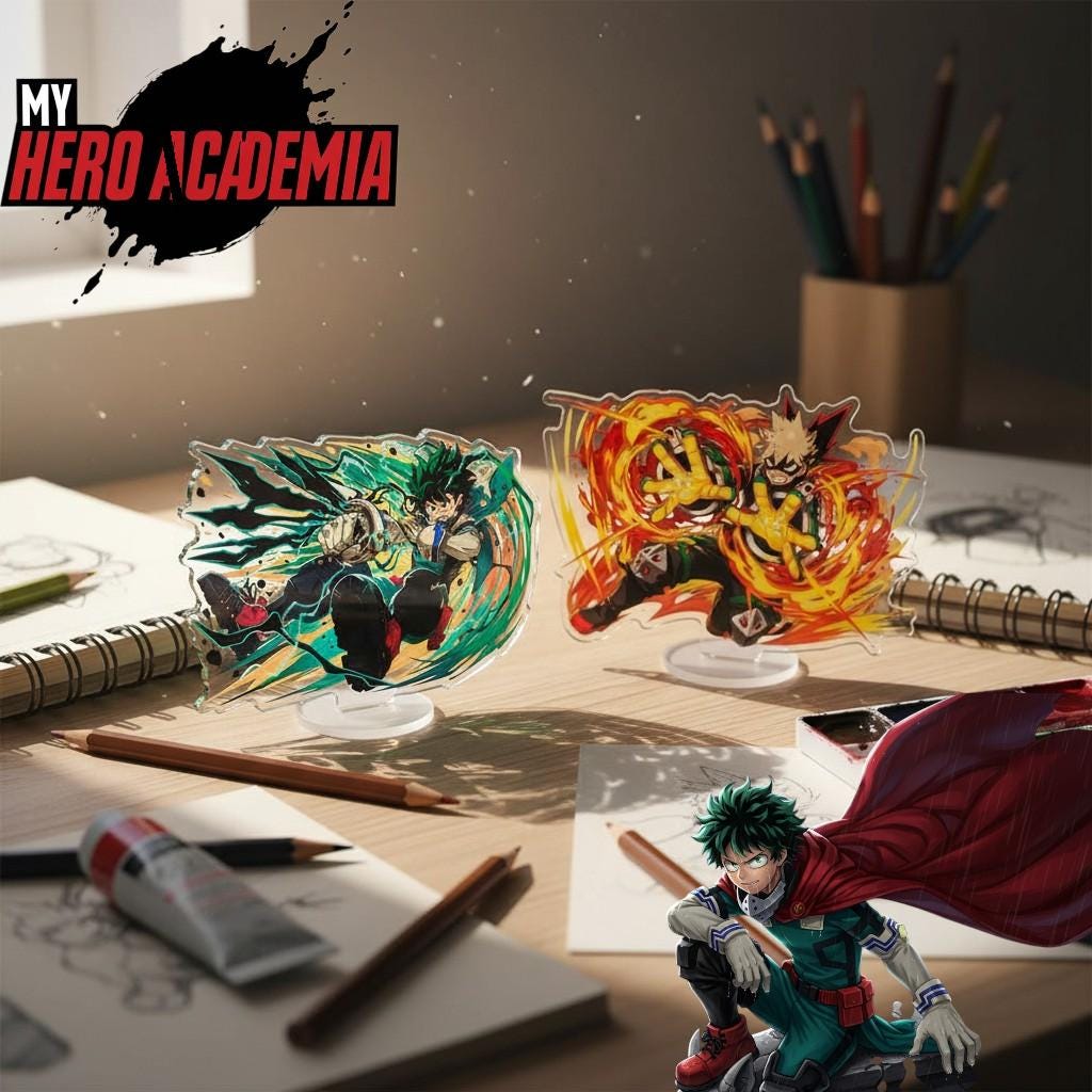 MY HERO ACADEMIA Modellino Acrilico Shoto Todoroki MANI UA Kohei Horikoshi EUR 41,89 - IT