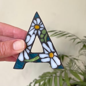 Carta de casa de mosaico pequeña sin clavos, carta de buzón