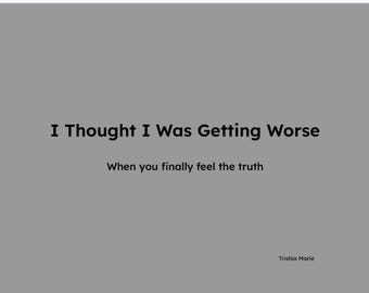 I Thought I Was Getting Worse | Nervous System & Healing Reflection | When Rest Feels Like Falling Apart | Digital PDF