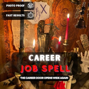 即日強力なキャリア呪文、成功のEtsy魔女夢の仕事の呪文プロモーション、高速キャスティング