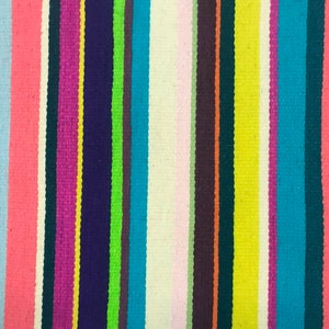 Handwoven wool colorful carpet, Bedroom boho area rug, Living room carpet, Vivid colors kid's rug, Washable carpet, Unique art home textile. image 5