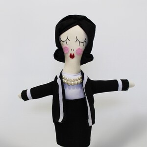 Coco Chanel Doll, Chanel, Cloth Doll, Coco, Clothdoll, Dollmaker