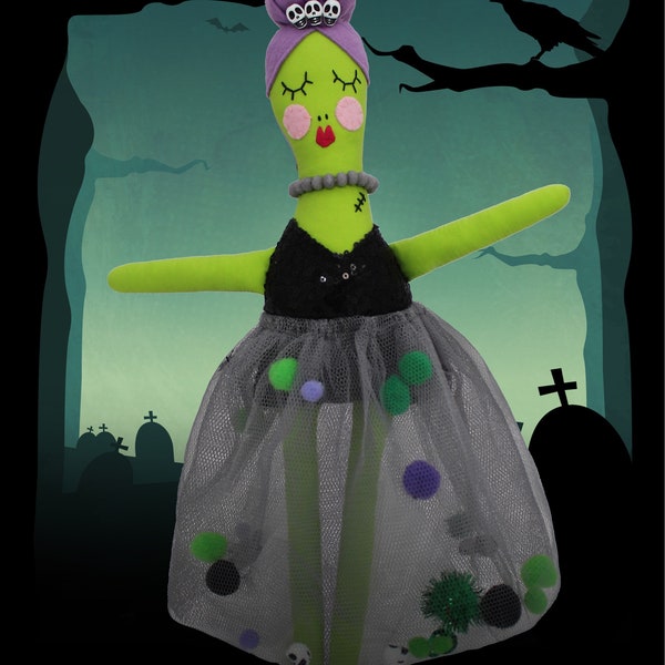 Halloween Doll, Ghoul Girl, Spooky
