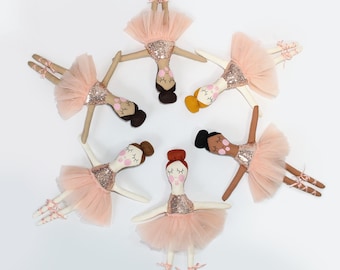 Ballerina, Ballet, Handmade doll, Rag doll, Dolly, Dancer, Ballerina doll, cloth doll, heirloom doll