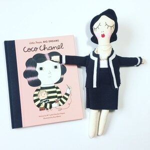 Coco Chanel Doll, Chanel, Cloth Doll, Coco, Clothdoll, Dollmaker
