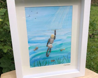 Akwarela i sztuka w kamieniu – „Podążaj za światłem”