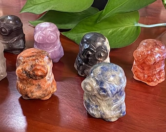 Mini Minion Crystal Carvings