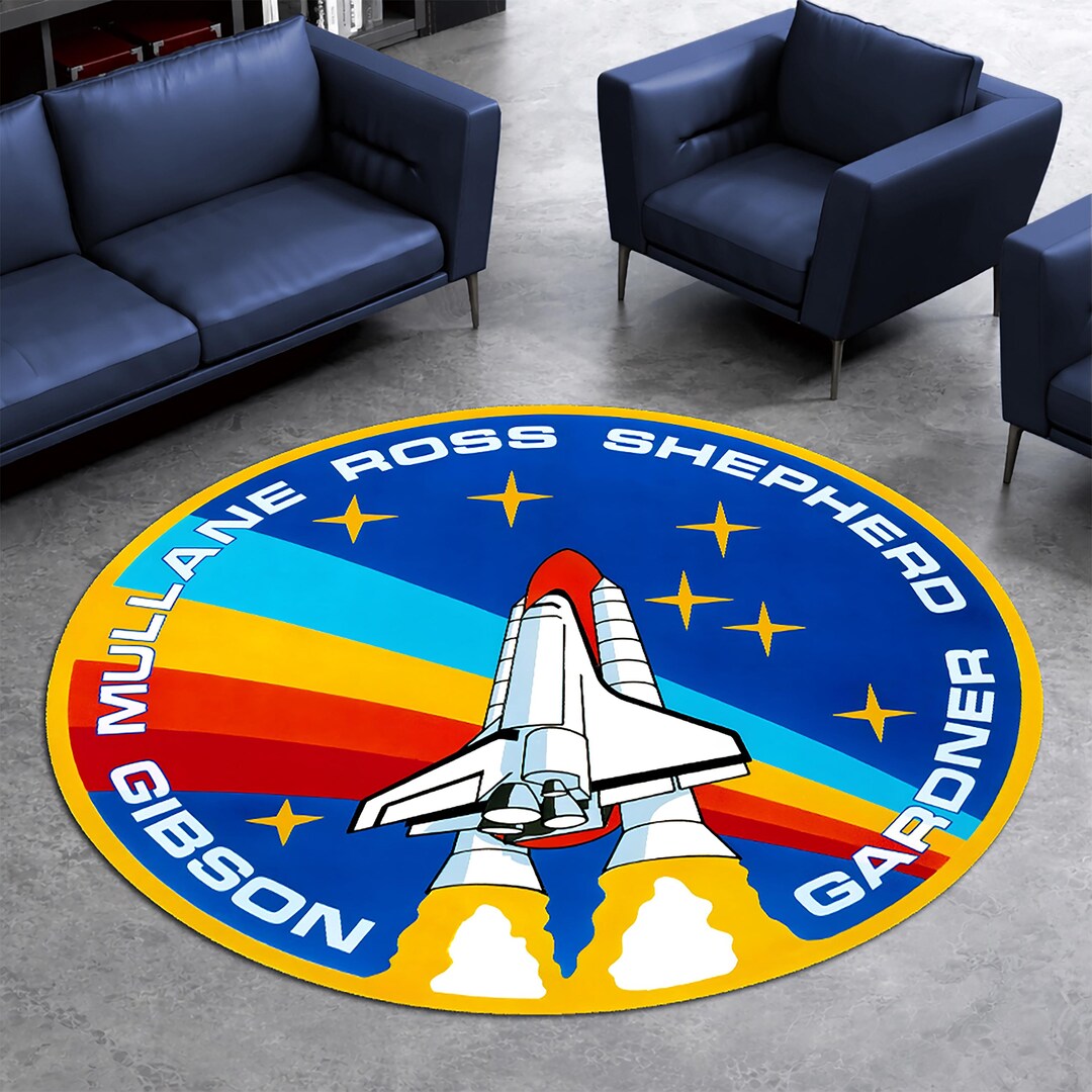 Mission Control Rug NASA Style & Space Mission Area Rug, Sci Fi Room Decor - Etsy