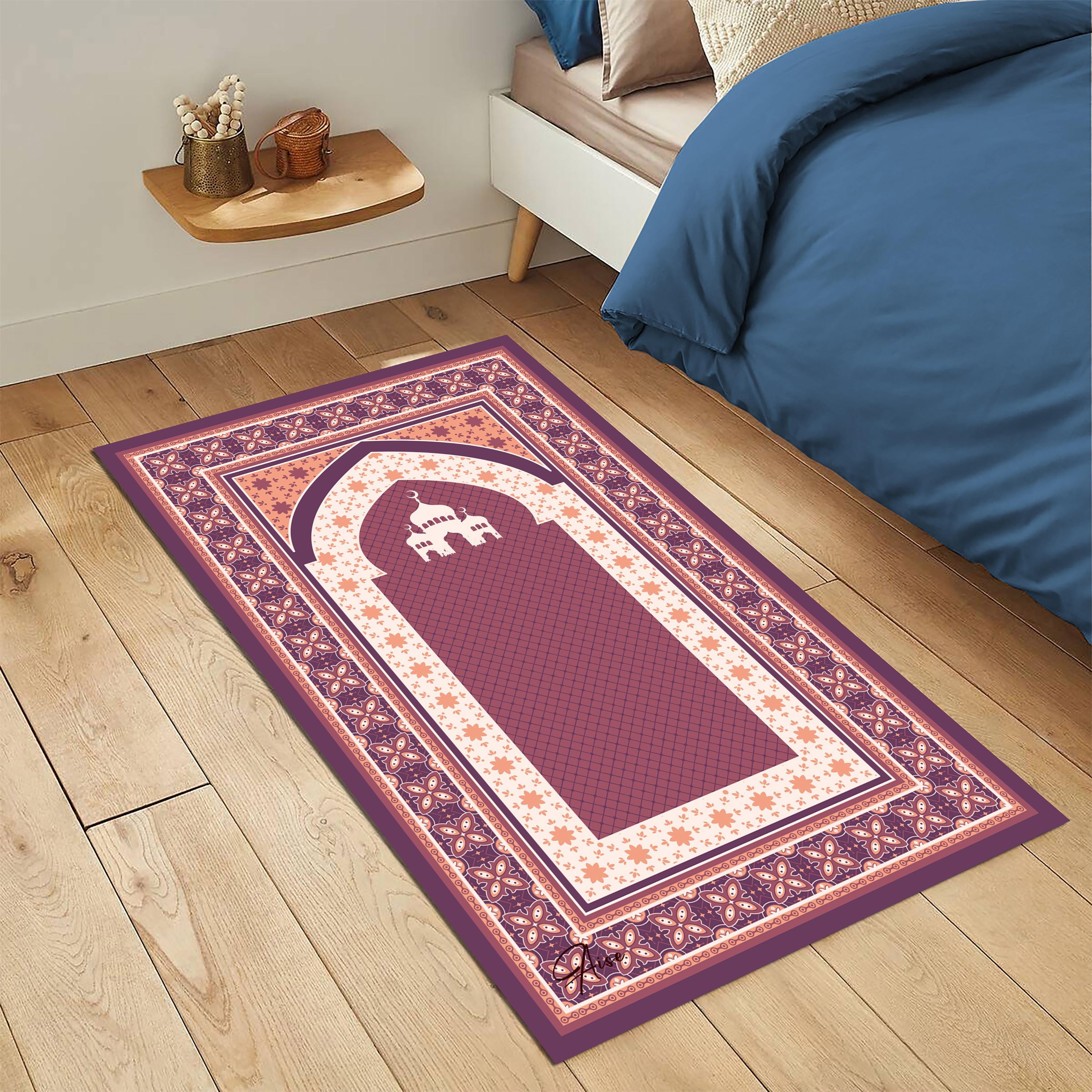 Easy Prayer Rug Pattern Mosque Pattern Prayer Rug, Washable Muslim Gift - Etsy