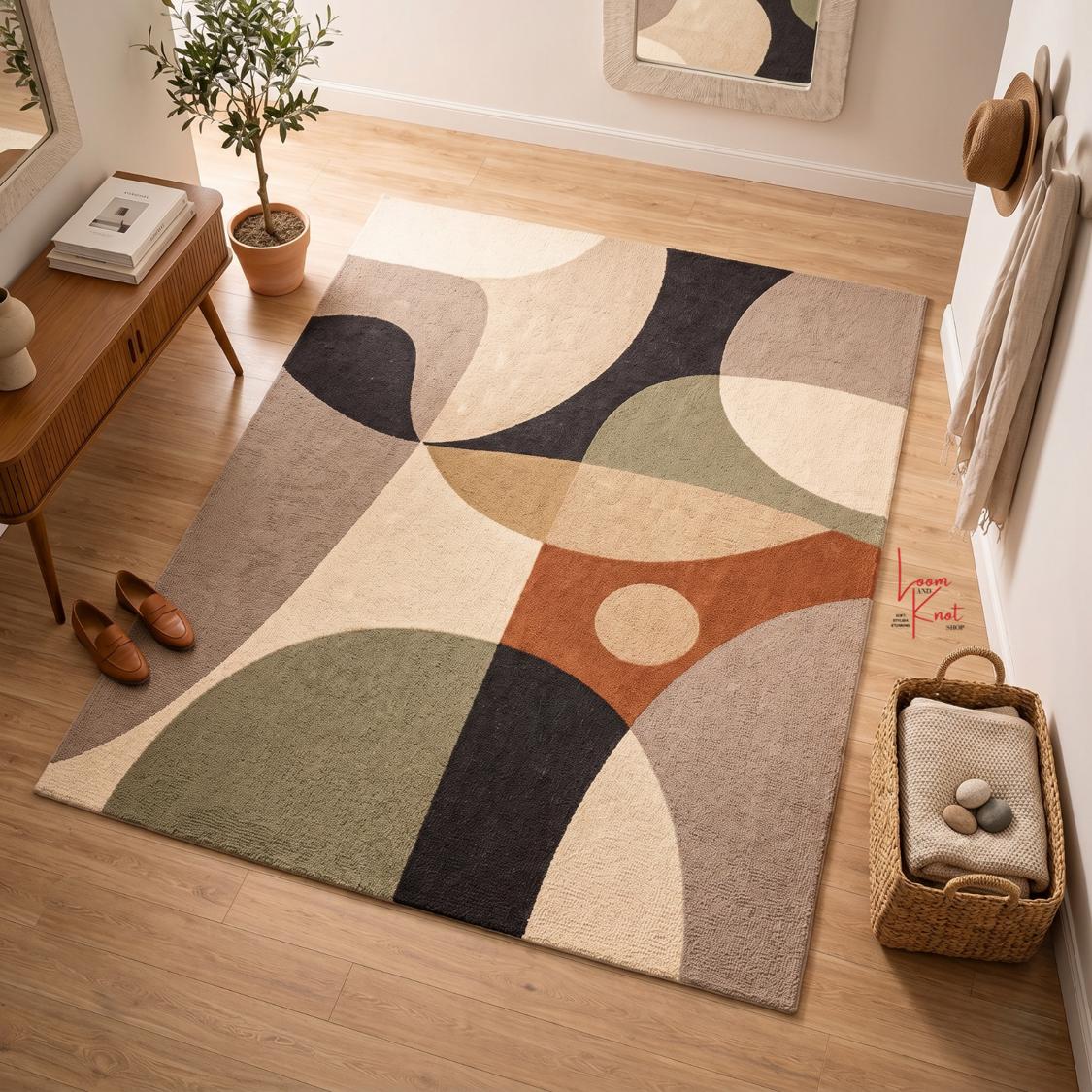 Mid century rug - Etsy 日本