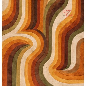 Colorful hand-tufted rug showcasing plush wool pile in contemporary space