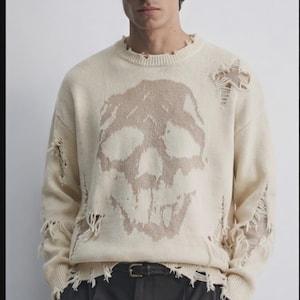 Gestreepte Trui Vrouwen y2k Opa Trui Gestreept Sweatshirt Trui