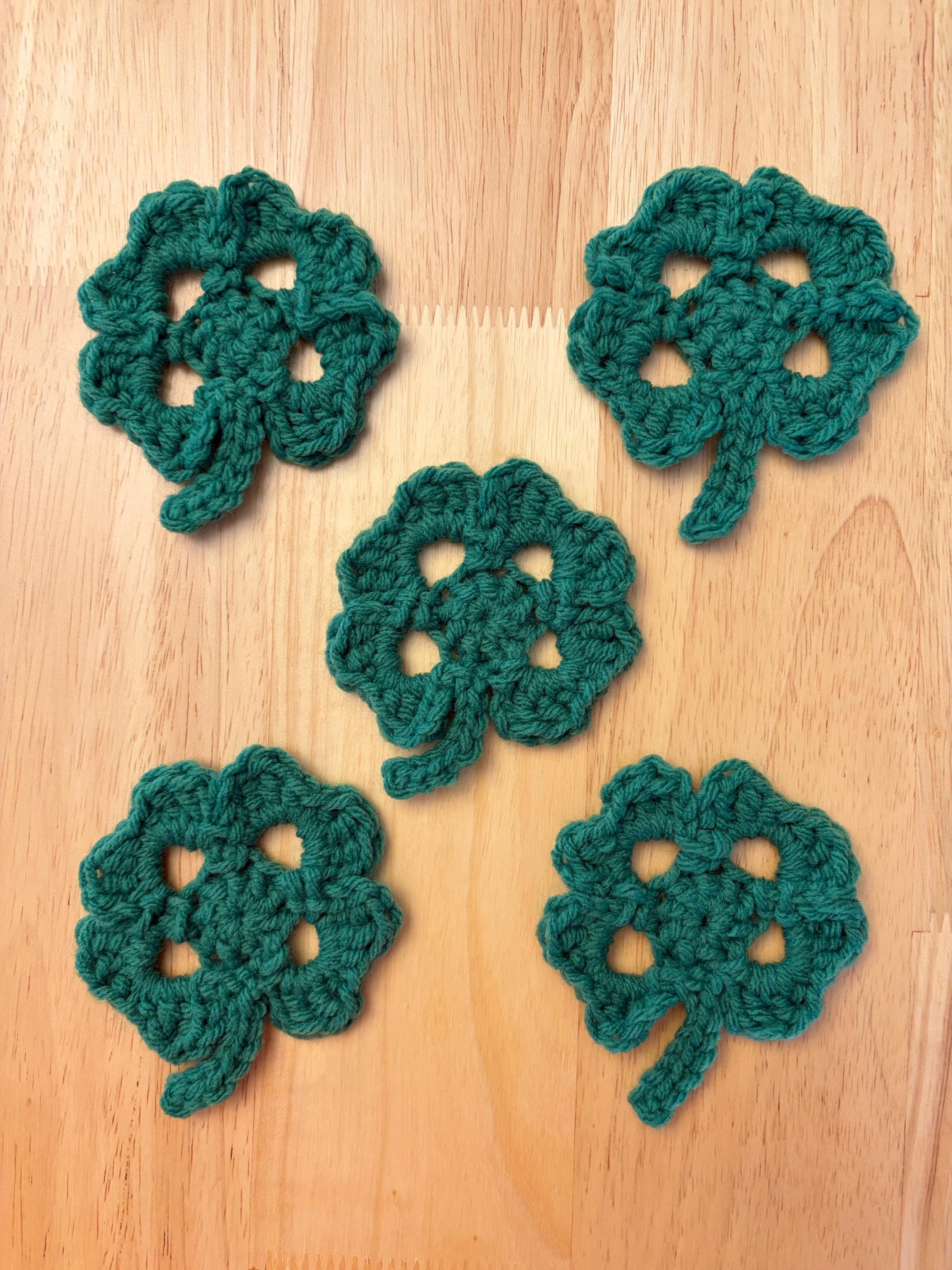 Four-Leaf Clover Appliqué Pattern