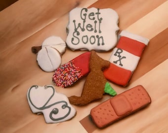 Deluxe Get well soon Dog Treats pet gift  long lasting HARD treats
