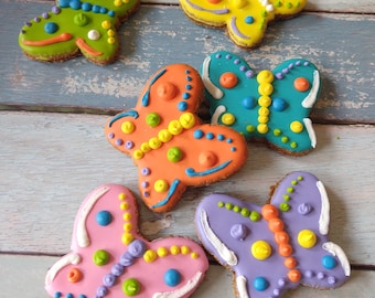 6 Butterfly  dog treats