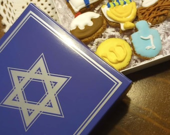 8 Nights of Hanukkah boxed dog treats
