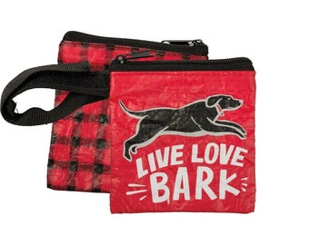 Pet Waste Bag Dispenser - Live Love Bark poop bag holder