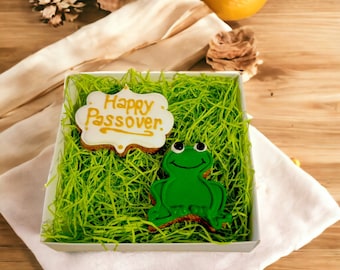 Happy Passover dog treats Frog