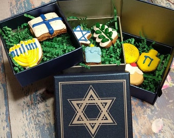 8 Nights of Hanukkah boxed dog treats