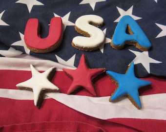 Summer Fourth of July Dog Treats God Bless America