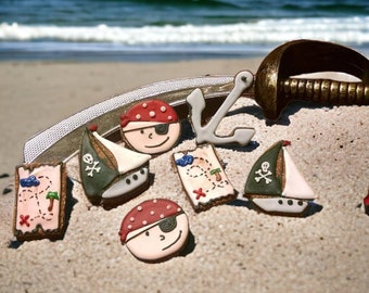 Pirate Nautical Beach Dog Treats