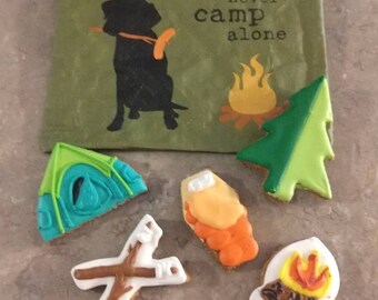 Camping summer night Dog Treats Gift set pet gift