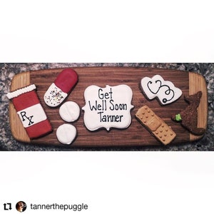 Boxed Deluxe Get well soon Dog Treats pet gift  long lasting HARD treats