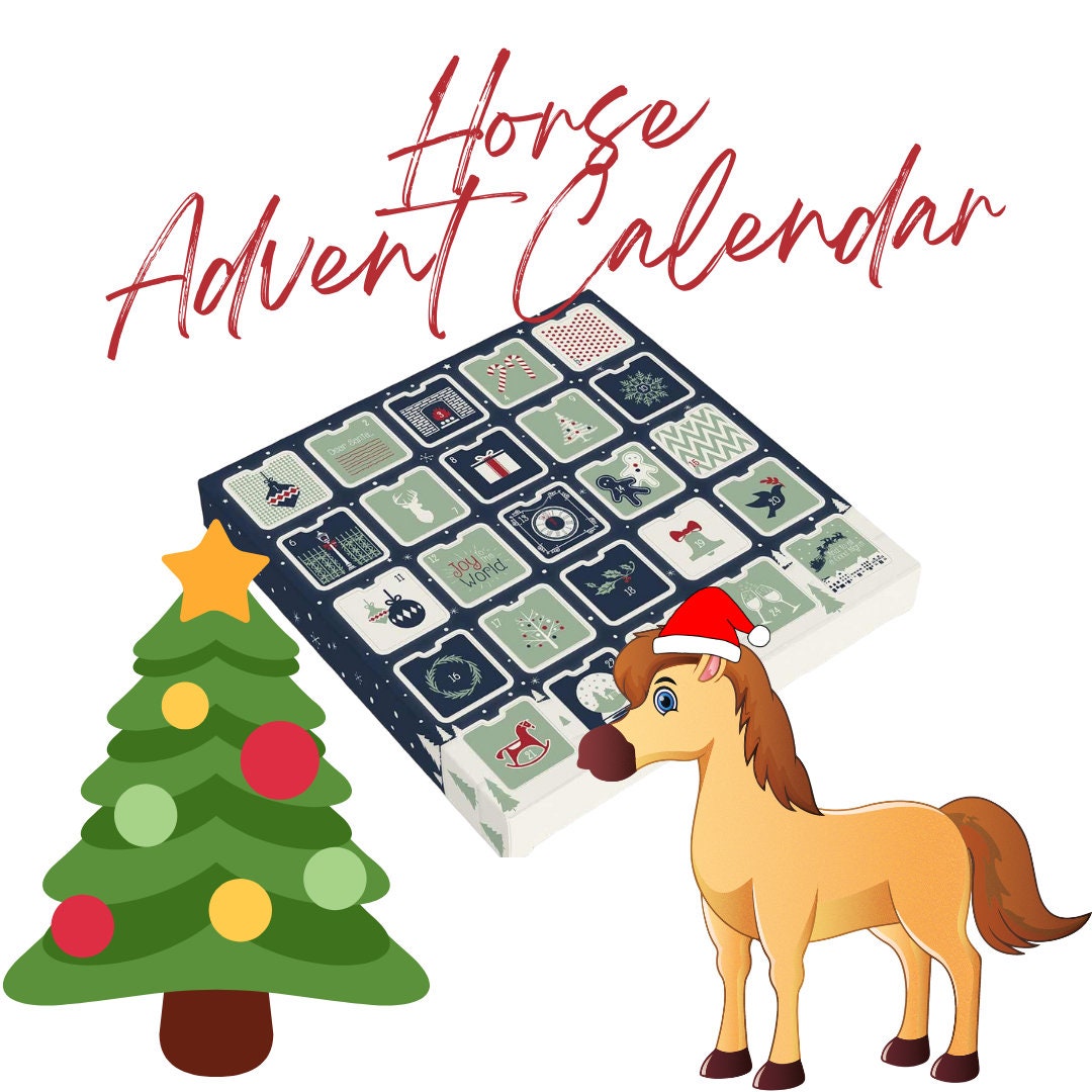 PRE Order Horse Treat Advent Calendar 25 Treats for Christmas
