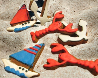 Summer Nautical Beach Dog Treats pet gift