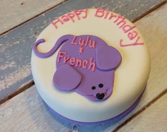 Personalized Cat Birthday Cake: Tuna Catnip Treat