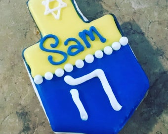 Personalized  Dreidel  Hanukkah dog treat pet gift