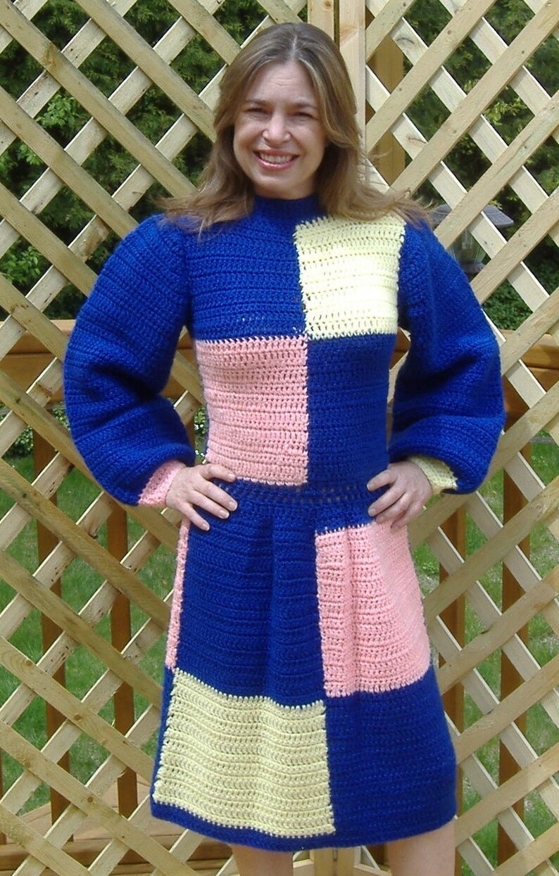 USE 50% OFF COUPON Store Closing  Crocheted Remake of a 1950s image 0