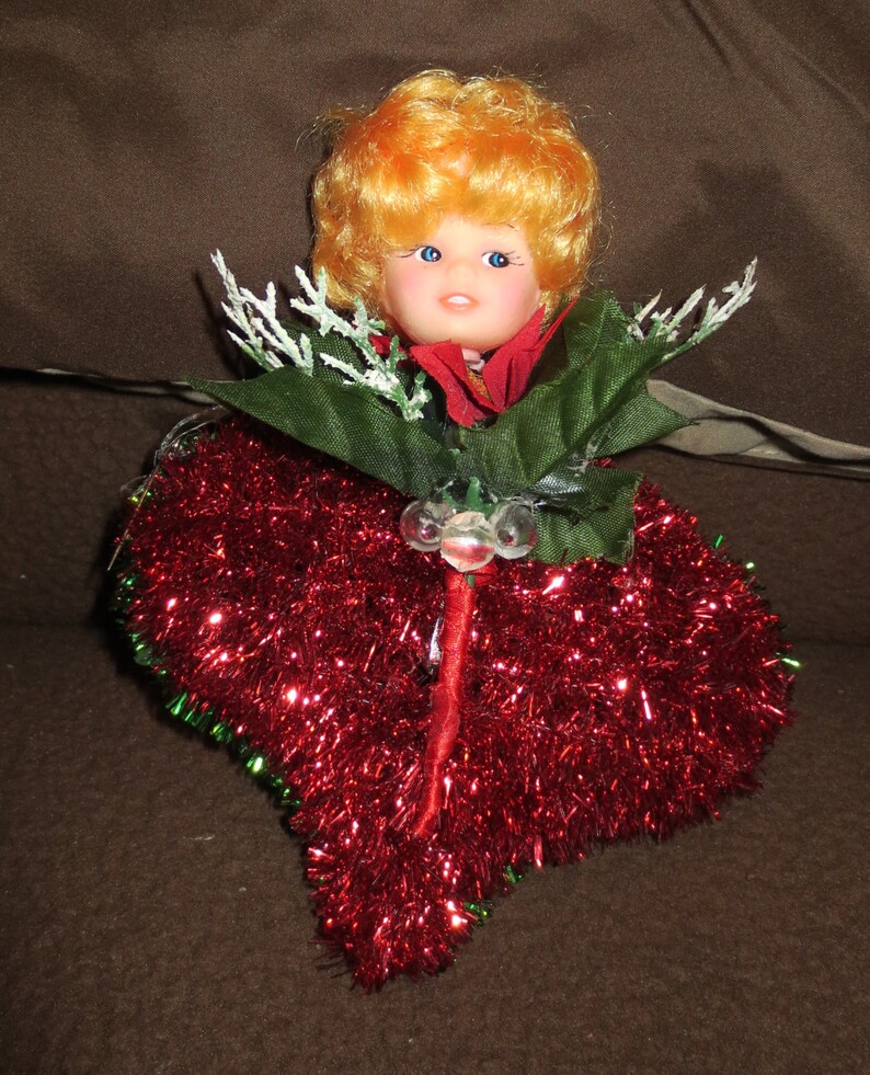 CLOSEOUT SALE COUPON  Doll Head Double Sided Ornament Gift image 0